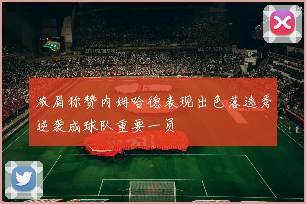 浓眉称赞内姆哈德表现出色落选秀逆袭成球队重要一员